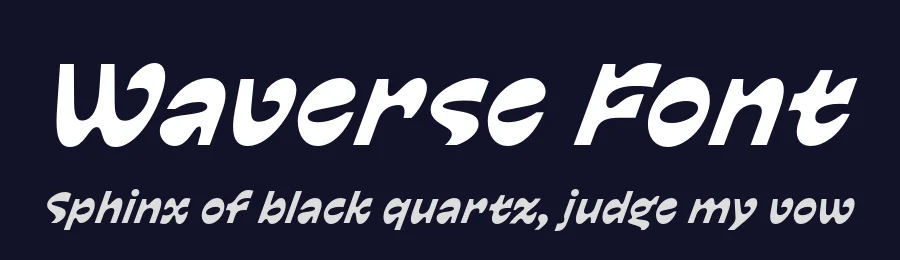 Waverse Font by Typeji — Sans Serif Font — thumbnail 2