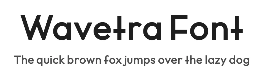 Wavetra Font by PutraCetol Studio β Sans Serif Font