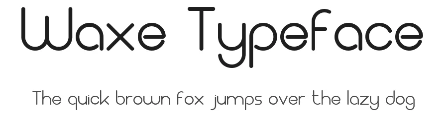 Waxe Typeface by Yonbr D β Sans Serif Font