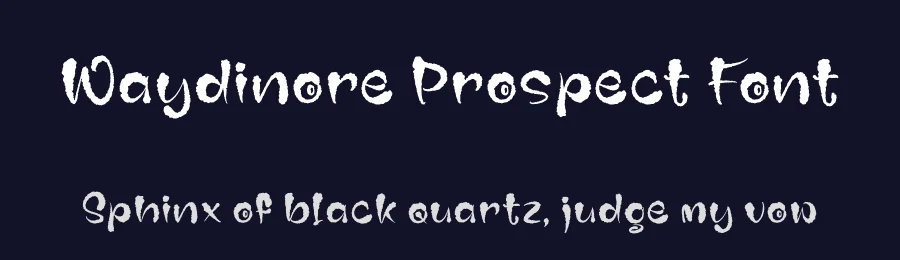 Waydinore Prospect Font by perspectype — Display Font — thumbnail 2