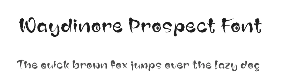 Waydinore Prospect Font by perspectype — Display Font