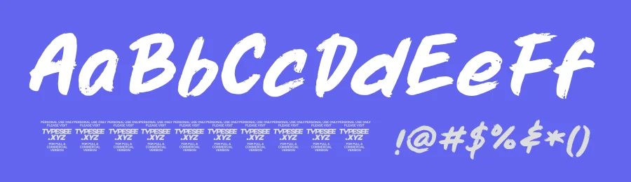 Wayfarer Brush Font by Typesee Typefoundry — Display Font — thumbnail 3