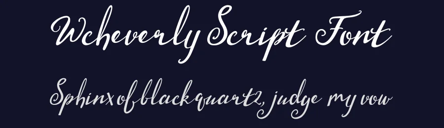 Wcheverly Script Font by Typeface — Script Handwritten Font — thumbnail 2