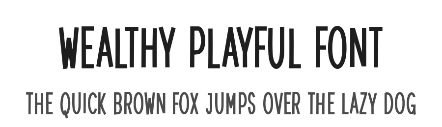 Wealthy Playful Font by Hanna Bie — Display Font
