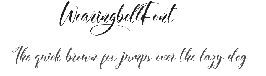 Wearingbelle Font by RaisProject — Script Handwritten Font