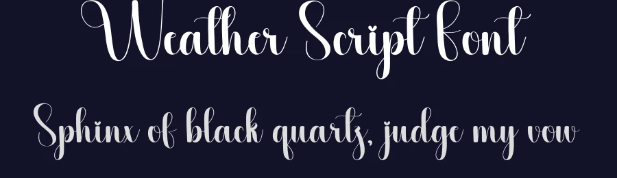 Weather Script Font by creativeletter — Script Handwritten Font — thumbnail 2