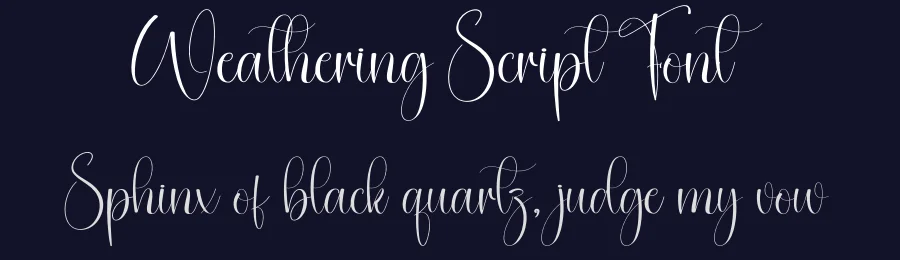 Weathering Script Font by creativeletter — Script Handwritten Font — thumbnail 2