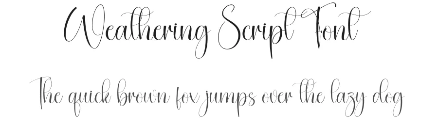 Weathering Script Font by creativeletter — Script Handwritten Font