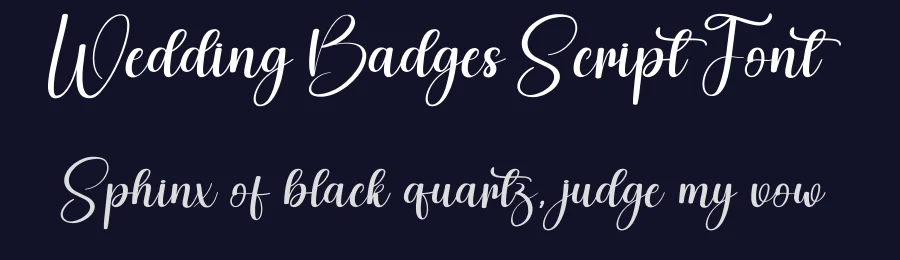 Wedding Badges Script Font by creativeletter — Script Handwritten Font — thumbnail 2