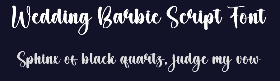Wedding Barbie Script Font by andikastudio — Script Handwritten Font — thumbnail 2