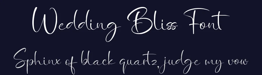 Wedding Bliss Font by letterara — Script Handwritten Font — thumbnail 2