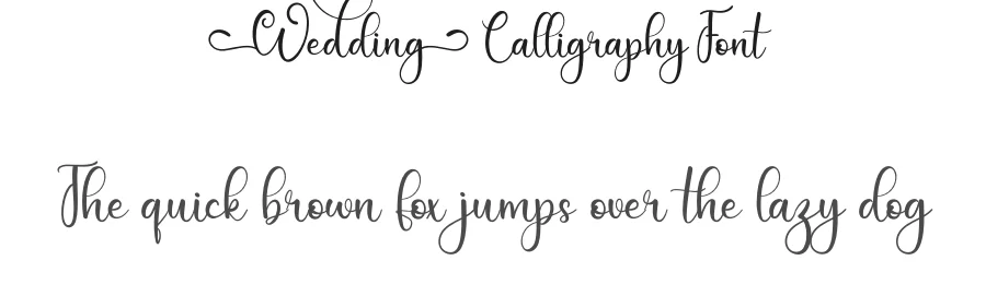 Wedding Calligraphy Font by Adeindrawan β Script Handwritten Font