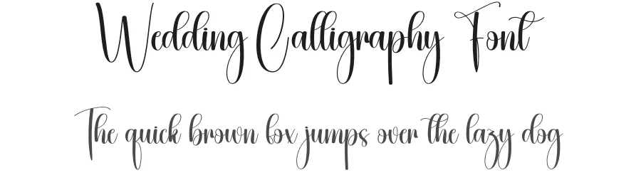 Wedding Calligraphy Font by creativeletter — Script Handwritten Font