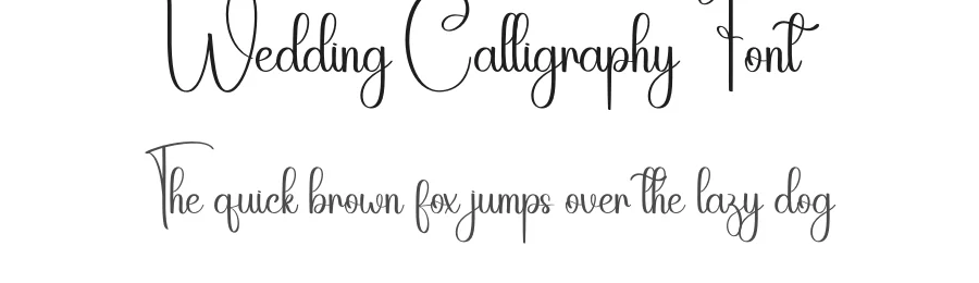 Wedding Calligraphy Font by creativeletter — Script Handwritten Font