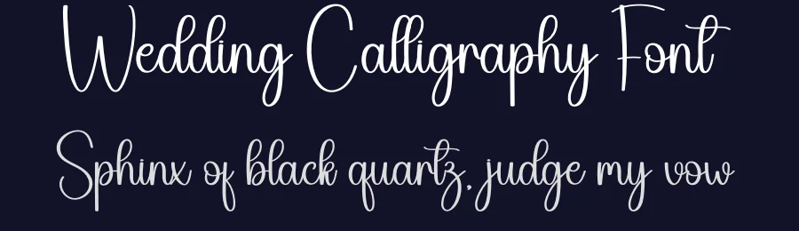 Wedding Calligraphy Font by creativeletter — Script Handwritten Font — thumbnail 2