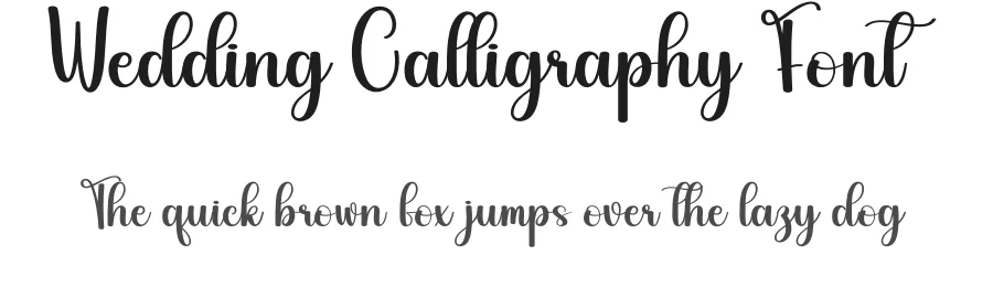 Wedding Calligraphy Font by andikastudio — Script Handwritten Font