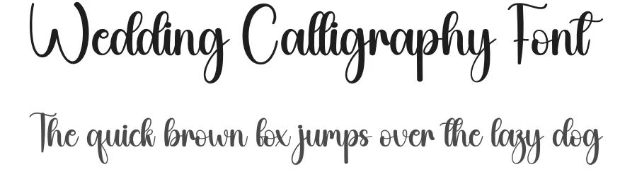 Wedding Calligraphy Font by creativeletter — Script Handwritten Font