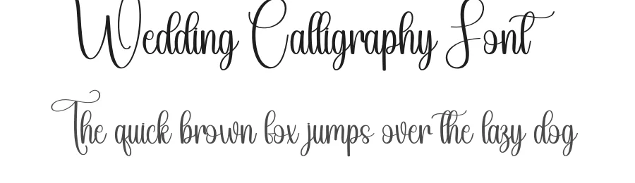 Wedding Calligraphy Font by creativeletter — Script Handwritten Font