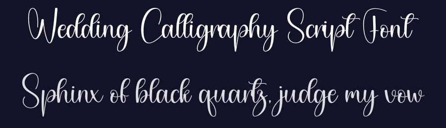 Wedding Calligraphy Script Font by creativeletter — Script Handwritten Font — thumbnail 2