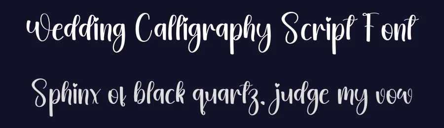 Wedding Calligraphy Script Font by freshtypeink — Script Handwritten Font — thumbnail 2