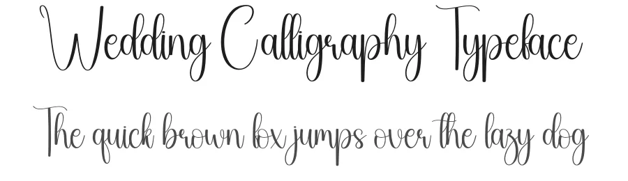 Wedding Calligraphy Typeface by andikastudio — Script Handwritten Font