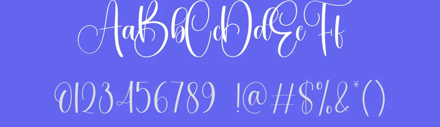 Wedding Calligraphy Typeface by creativeletter — Script Handwritten Font — thumbnail 3
