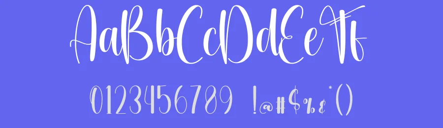 Wedding Calligraphy Typeface by creativeletter — Script Handwritten Font — thumbnail 3