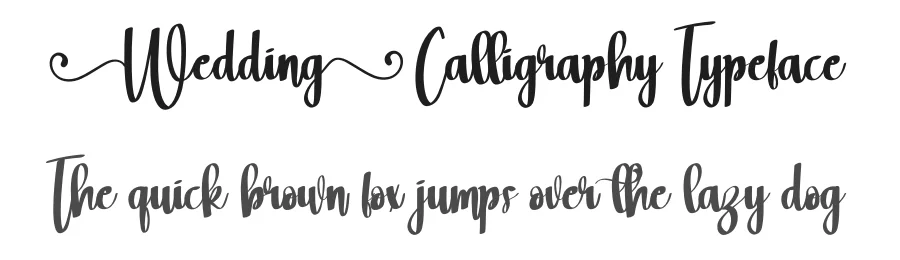Wedding Calligraphy Typeface by Adeindrawan — Script Handwritten Font