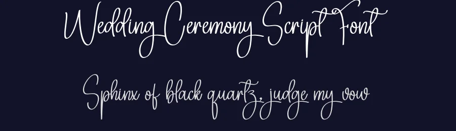 Wedding Ceremony Script Font by creativeletter — Script Handwritten Font — thumbnail 2