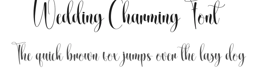 Wedding Charming Font by creativeletter — Script Handwritten Font