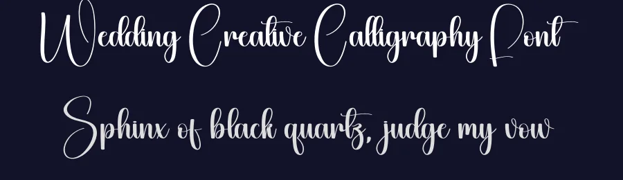 Wedding Creative Calligraphy Font by creativeletter — Script Handwritten Font — thumbnail 2
