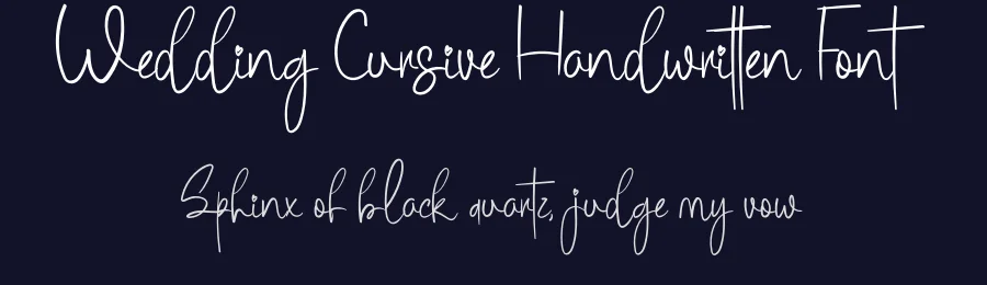 Wedding Cursive Handwritten Font by levincreative — Script Handwritten Font — thumbnail 2