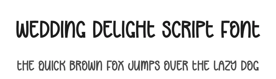 Wedding Delight Script Font by andikastudio — Display Font