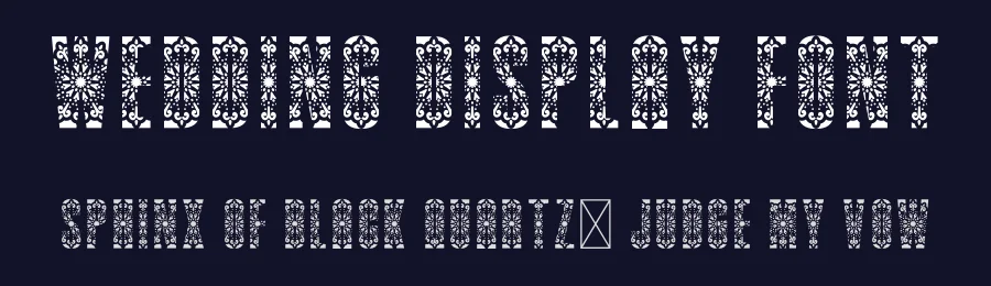 Wedding Display Font by creativeletter — Decorative Font — thumbnail 2