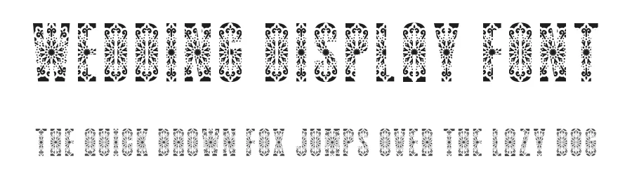 Wedding Display Font by creativeletter — Decorative Font