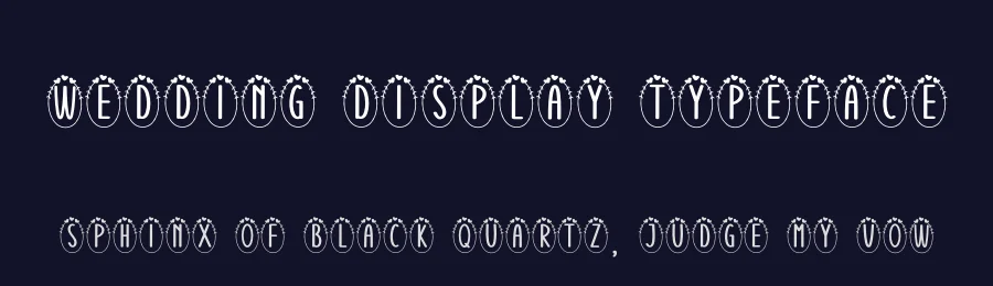 Wedding Display Typeface by andikastudio — Display Font — thumbnail 2