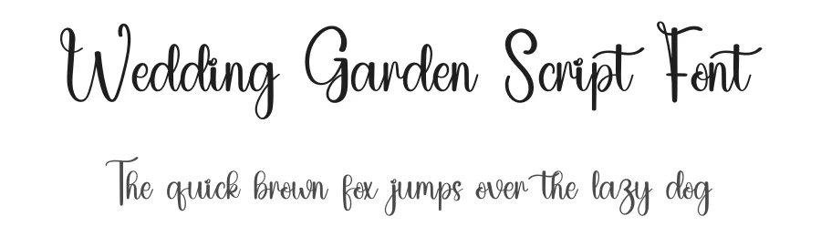 Wedding Garden Script Font by inermediaSTUDIO — Script Handwritten Font
