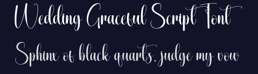 Wedding Graceful Script Font by creativeletter — Script Handwritten Font — thumbnail 2