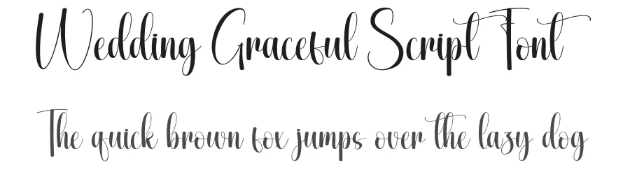 Wedding Graceful Script Font by creativeletter — Script Handwritten Font