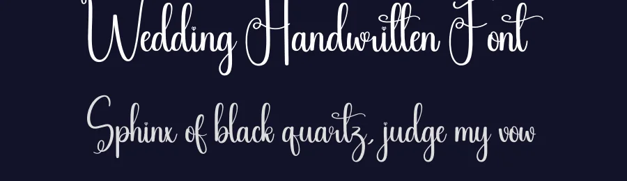 Wedding Handwritten Font by creativeletter — Script Handwritten Font — thumbnail 2