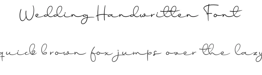 Wedding Handwritten Font by andikastudio — Script Handwritten Font