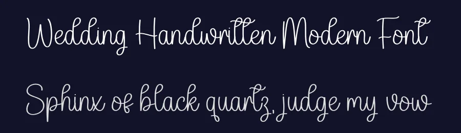 Wedding Handwritten Modern Font by creativeletter — Script Handwritten Font — thumbnail 2