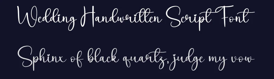 Wedding Handwritten Script Font by creativeletter — Script Handwritten Font — thumbnail 2