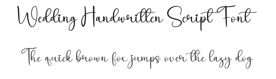 Wedding Handwritten Script Font by creativeletter — Script Handwritten Font