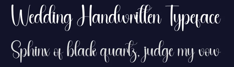 Wedding Handwritten Typeface by andikastudio — Script Handwritten Font — thumbnail 2
