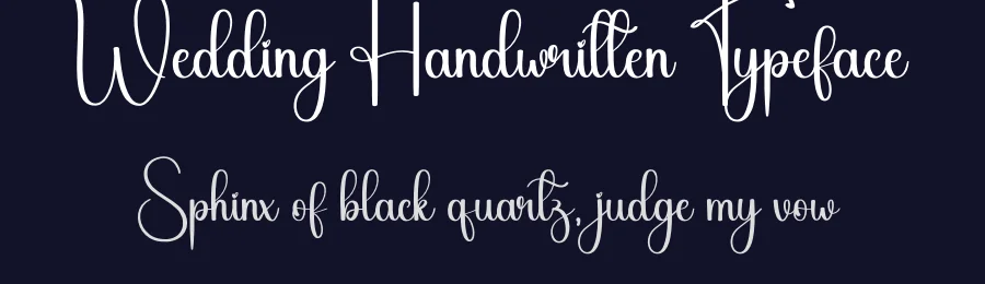 Wedding Handwritten Typeface by creativeletter — Script Handwritten Font — thumbnail 2