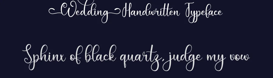 Wedding Handwritten Typeface by Dipati Creator — Script Handwritten Font — thumbnail 2