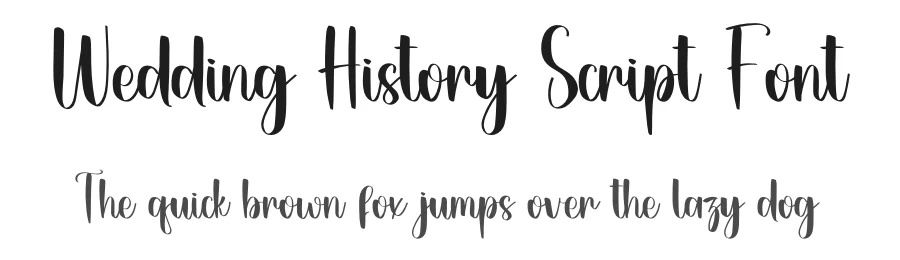 Wedding History Script Font by inermediaSTUDIO — Script Handwritten Font