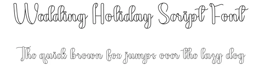 Wedding Holiday Script Font by andikastudio — Script Handwritten Font