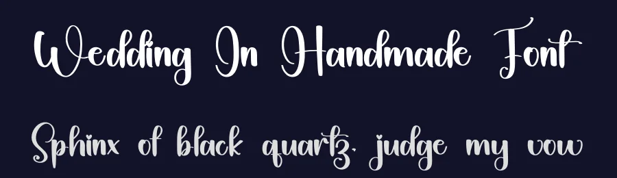 Wedding In Handmade Font by inermediaSTUDIO — Script Handwritten Font — thumbnail 2